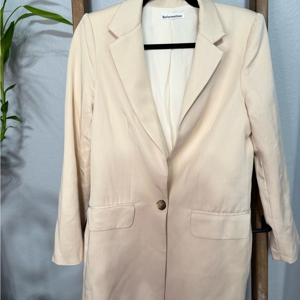 Reformation Beige Women's Blazer